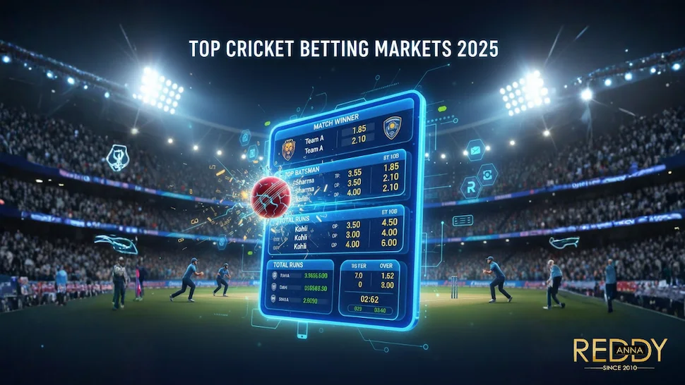 Top Cricket Betting Markets